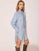 Lindsay Nicholas New York Tuxedo Shirt Dress - Thumbnail 4