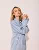 Lindsay Nicholas New York Tuxedo Shirt Dress - Thumbnail 5