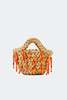 Simon Miller Beaded Shelly Bag - Natural/Orange - Thumbnail 1