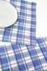 Archive New York San Andres Gingham Placemat - Blue & White - Thumbnail 5