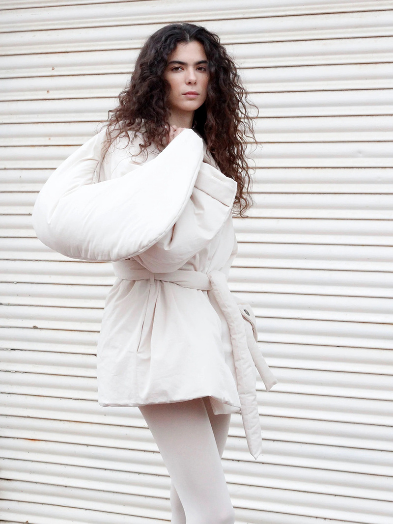 Black to grey Echo Padded Bag