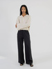 Black to grey Muguet Cotton Trousers - Thumbnail 3