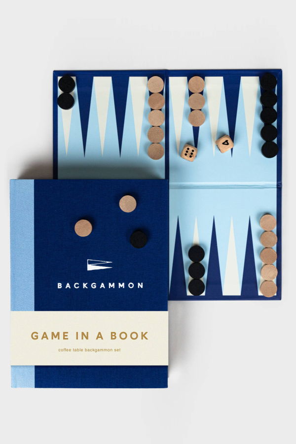 Suck UK Coffee Table Book Games Backgammon Game