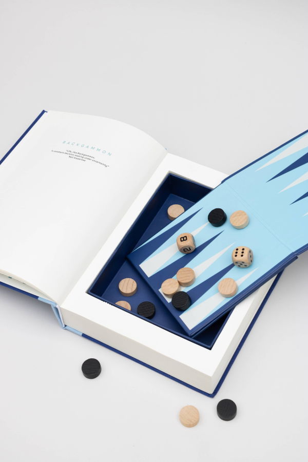 Suck UK Coffee Table Book Games Backgammon Game