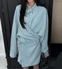 The NKC Store Melina Button Up Dress - Thumbnail 1