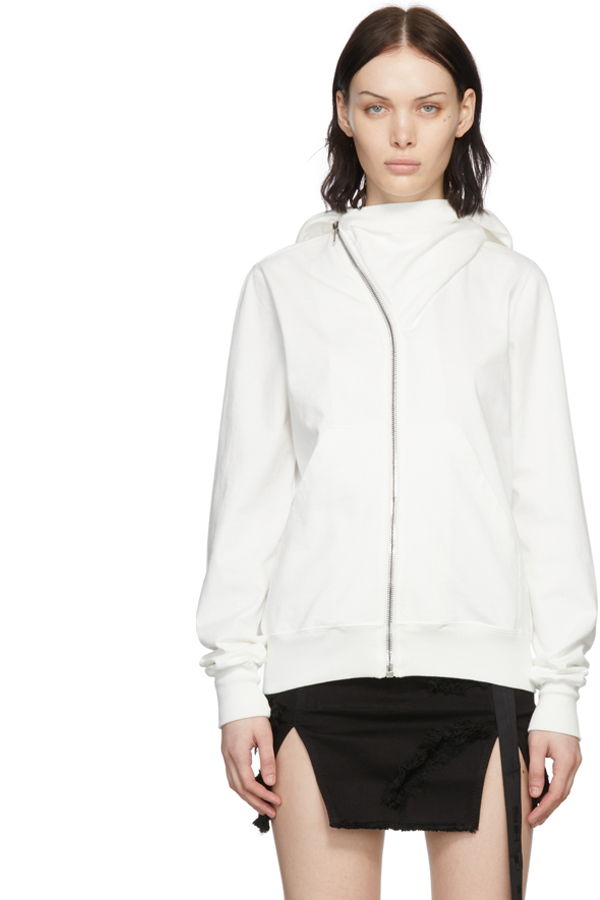 Rick Owens Mountain Hoodie - Milk