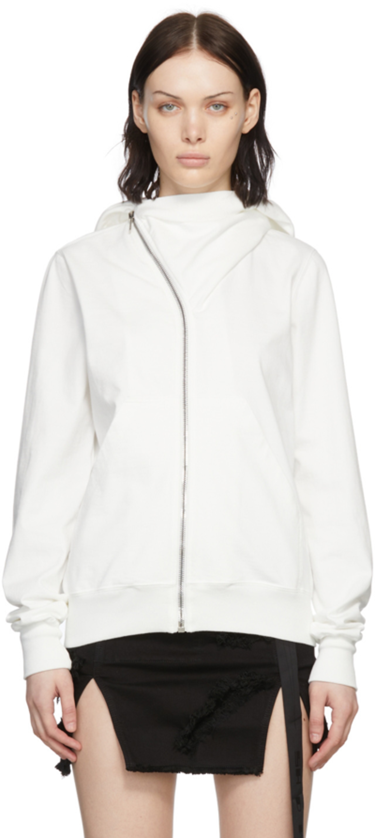 Rick Owens Mountain Hoodie - Milk - Image 1 of 1