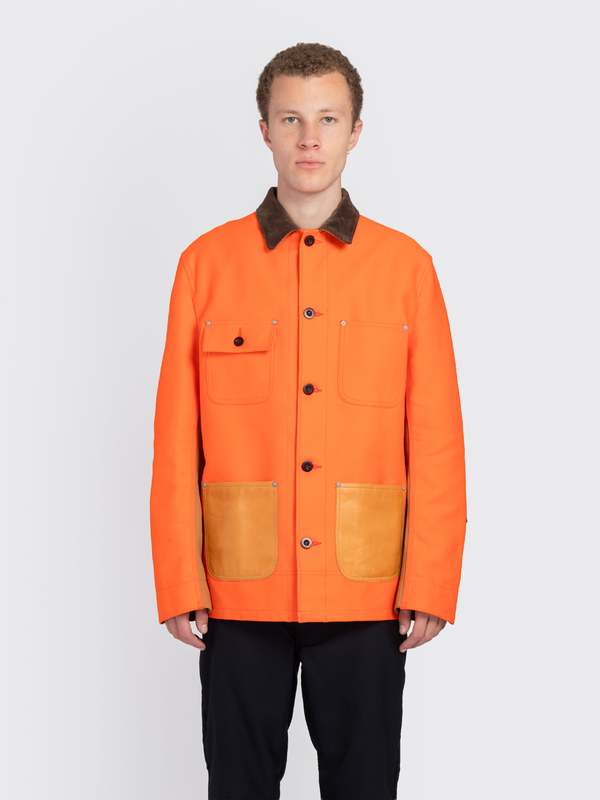 JUNYA WATANABE オレンジジャケット M JUNYA WATANABE M Jacket - Orange/Brown | Garmentory