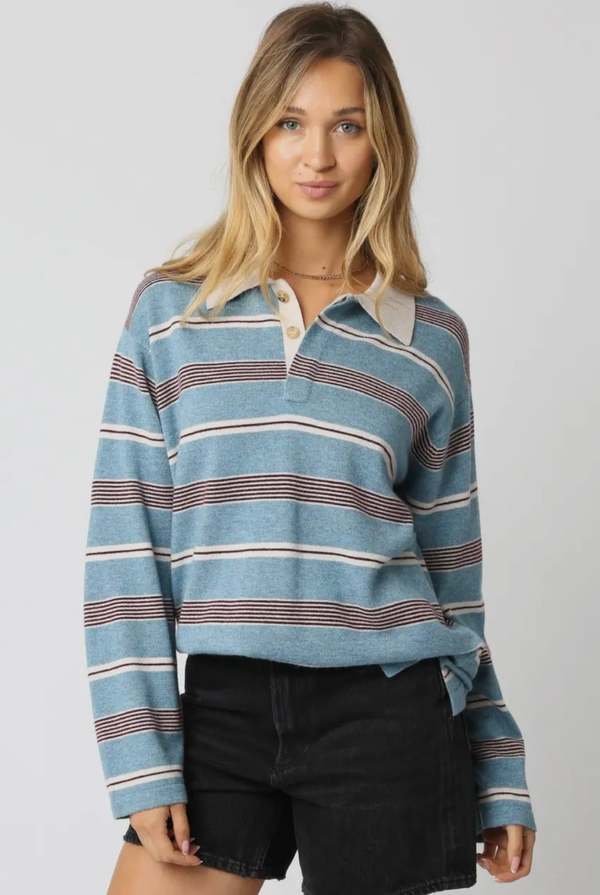 Azalea Romy Polo Top Azalea Romy Polo Top