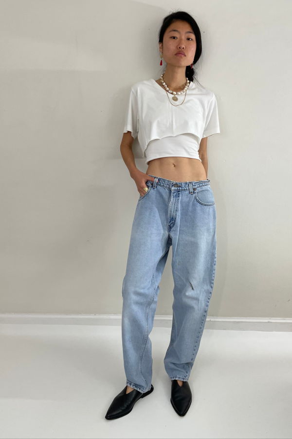 Vintage 80s Levis 560 Loose Fit Tapered Leg Jeans 32x31