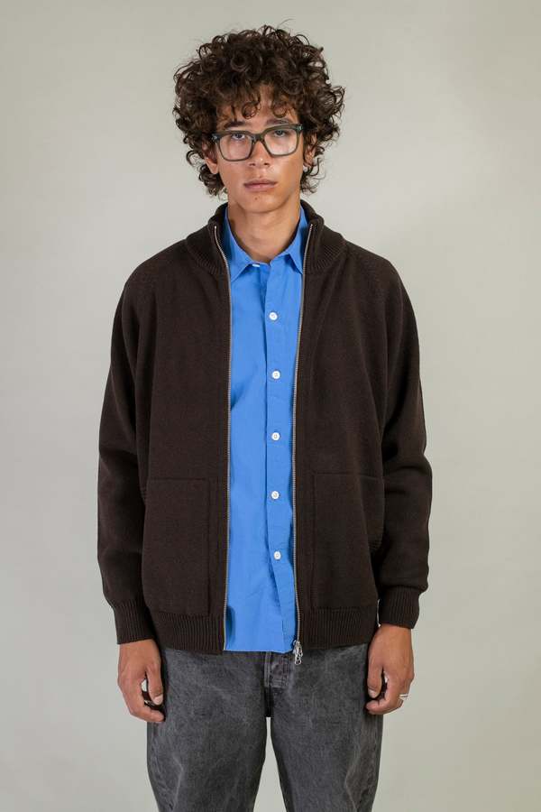 Yoko Sakamoto Drivers Knit Sweater - Brown | Garmentory