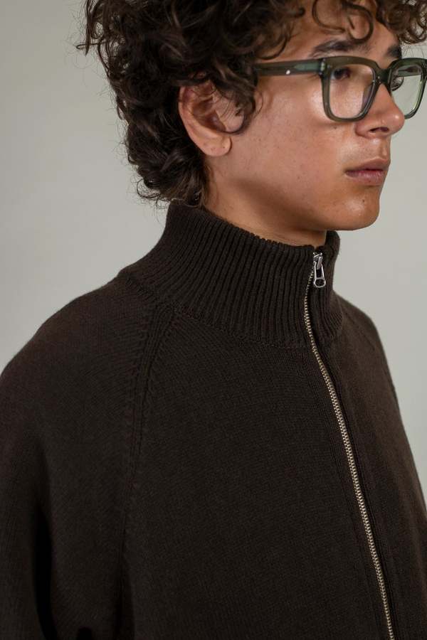 Yoko Sakamoto Drivers Knit Sweater - Brown | Garmentory