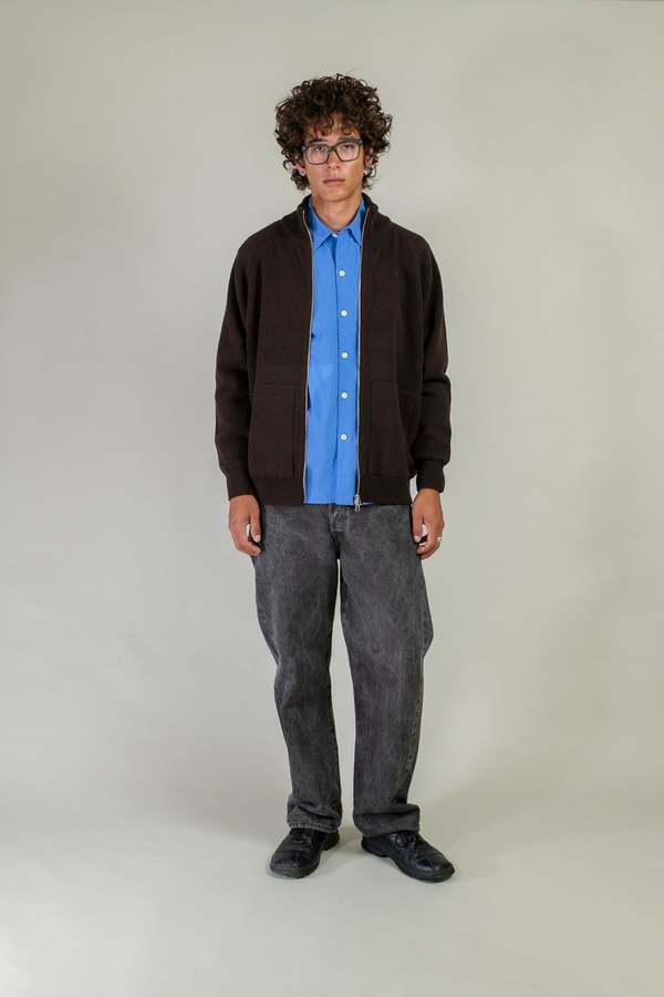 Yoko Sakamoto Drivers Knit Sweater - Brown | Garmentory