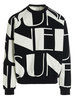 Sunnei Big Logo Sweatshirt - White/Black - Thumbnail 1