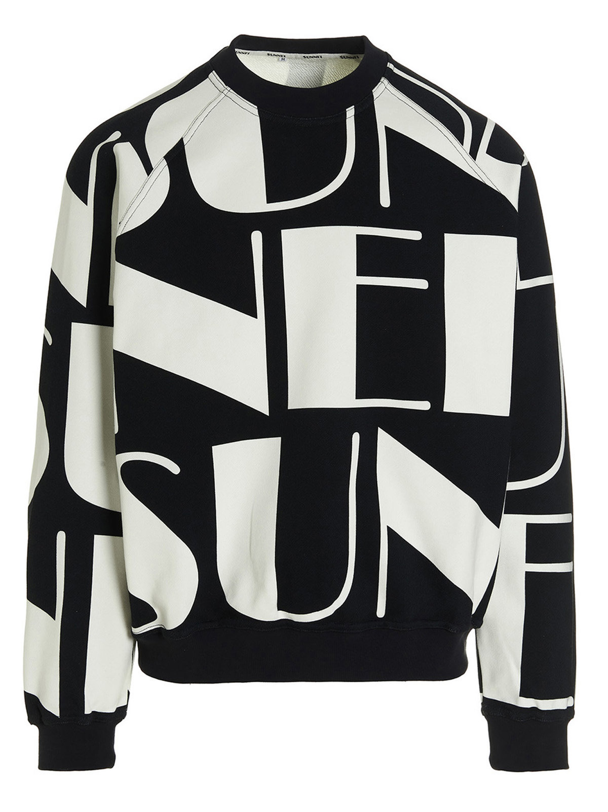 Sunnei Big Logo Sweatshirt - White/Black - Image 1 of 4