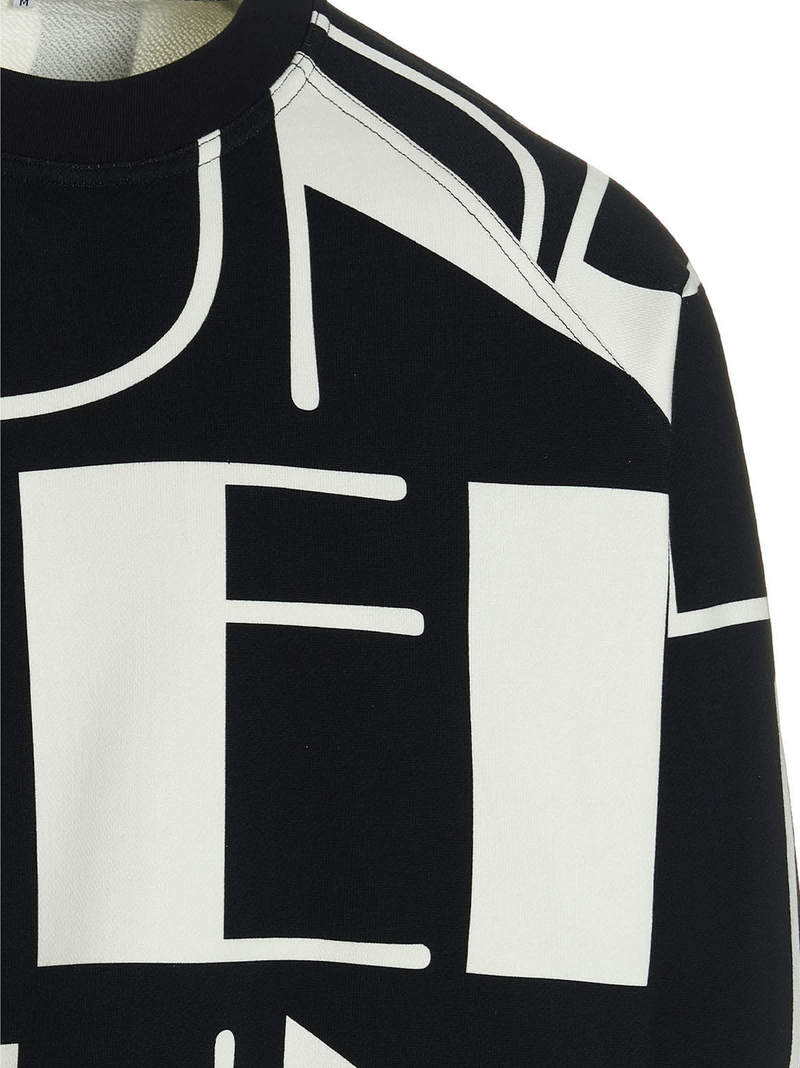Sunnei Big Logo Sweatshirt - White/Black