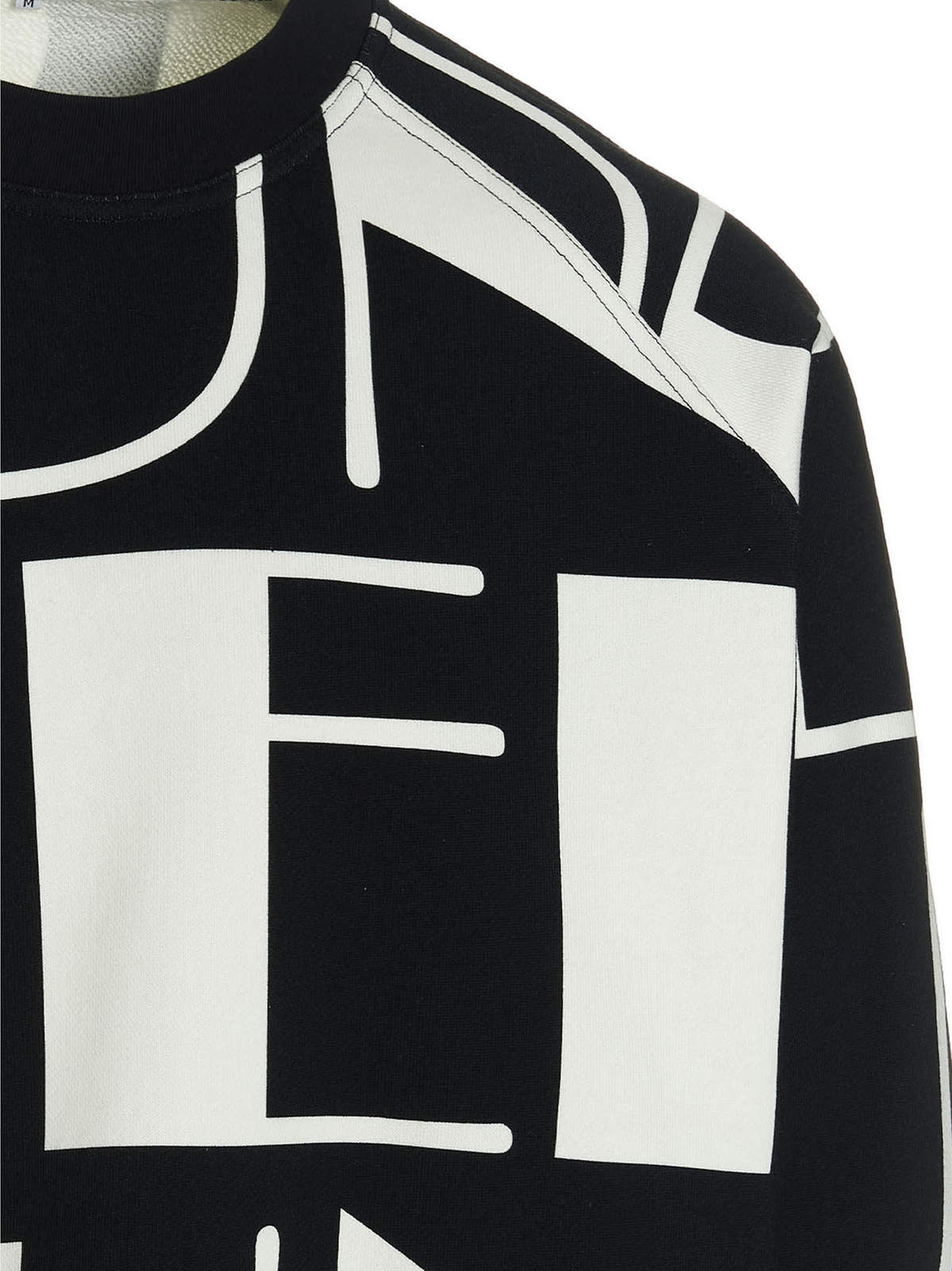 Sunnei Big Logo Sweatshirt - White/Black - Image 3 of 4