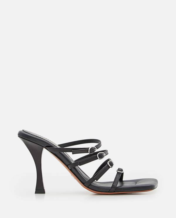 Proenza Schouler 95mm Leather Sandals - Black