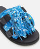Alanui Suicoke X Alanui Moto Fringed Slippers - Blue - Thumbnail 4