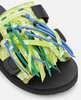 Alanui Suicoke X Alanui Moto Fringed Slippers - Yellow - Thumbnail 4