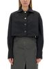 Patou Cropped Fit Jacket - Black - Thumbnail 1