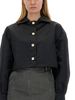 Patou Cropped Fit Jacket - Black - Thumbnail 4
