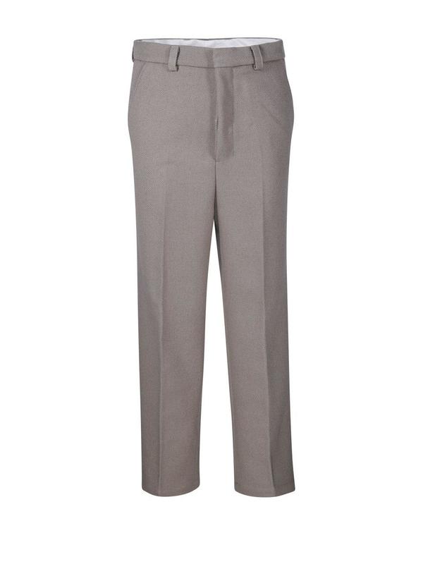 Ami Alexandre Mattiussi Paris Straightleg Pleatdetailed Trousers - Brown