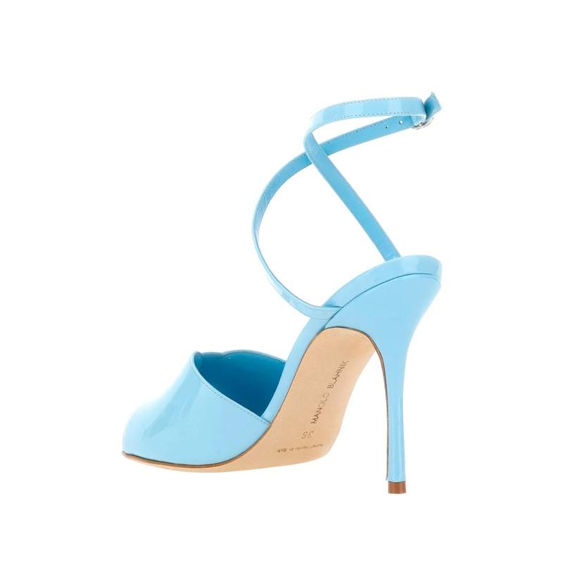 Manolo Blahnik Hourani 105 Sandals - Blue