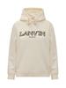 Lanvin Logo Embroidered Drawstring Hoodie - Thumbnail 1