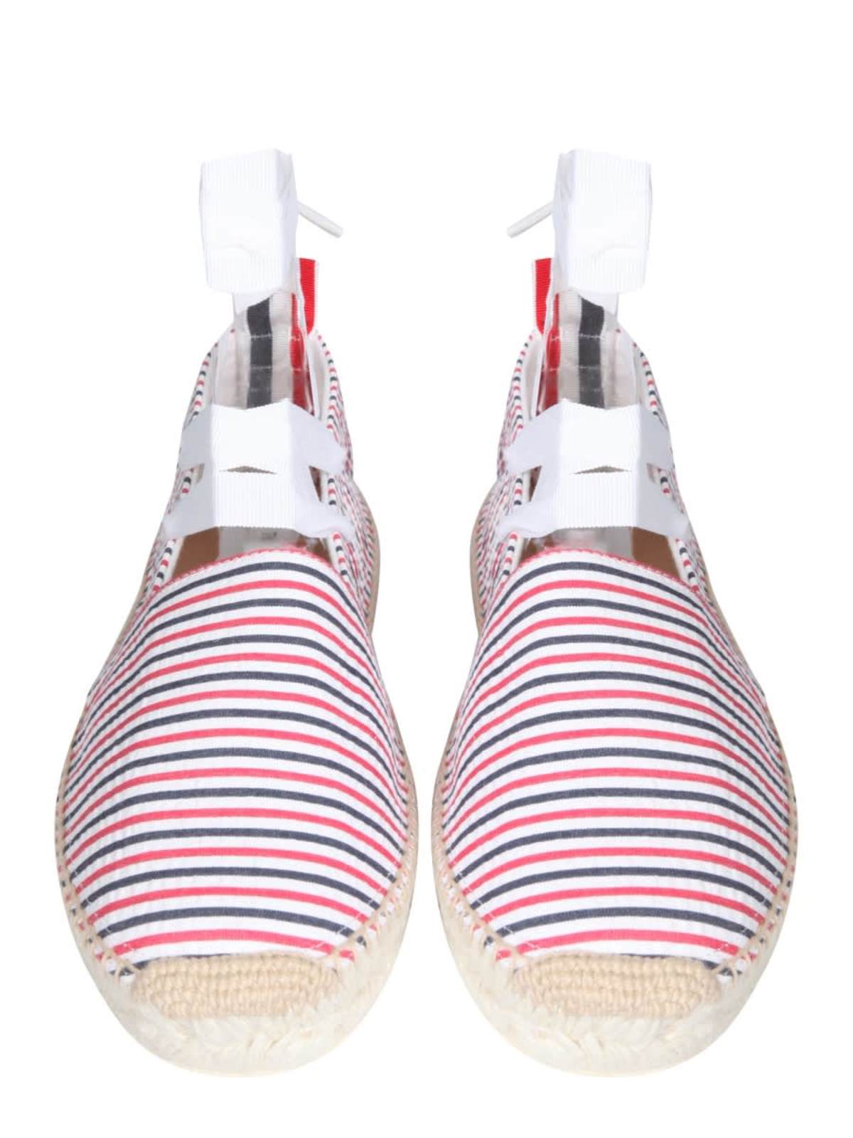 Thom Browne Seersucker Cotton Espadrilles - Multicolour - Image 2 of 4