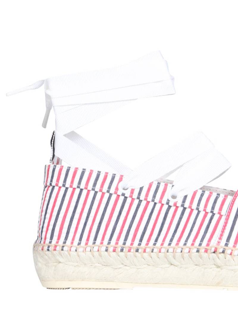 Thom Browne Seersucker Cotton Espadrilles - Multicolour