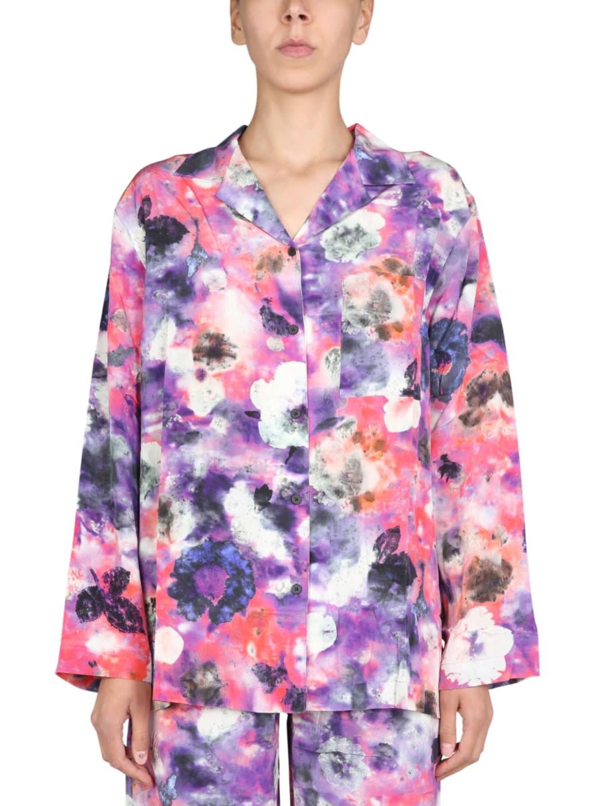 Alexander McQueen Relaxed Fit Shirt - Multicolour - Image 1 of 4