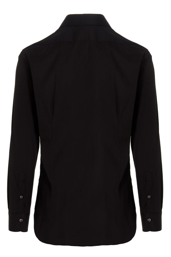 Barba Napoli Poplin Shirt - Black