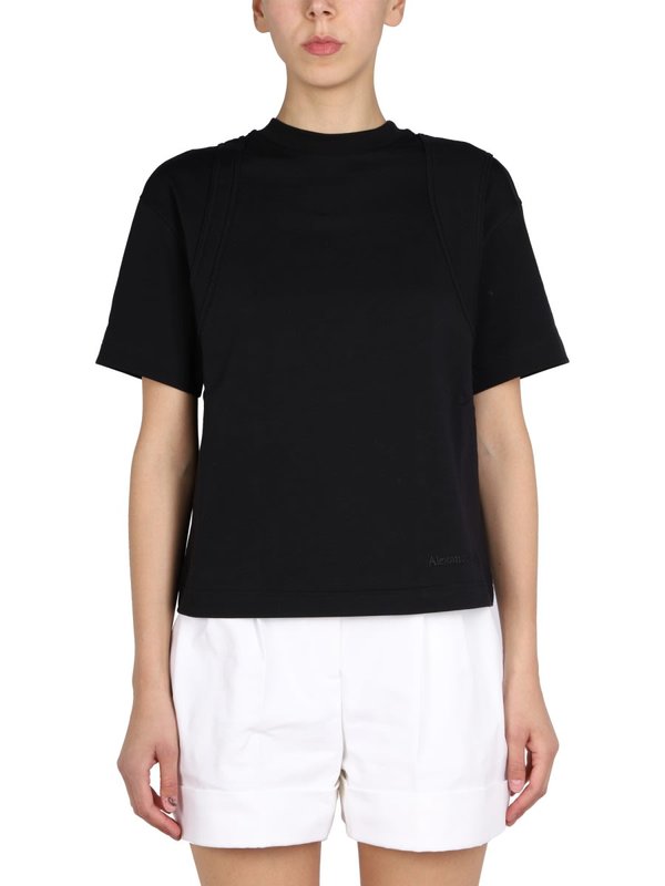 Alexander McQueen Crewneck T-shirt - Black