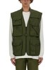 Needles Vest With Pockets - Green - Thumbnail 1
