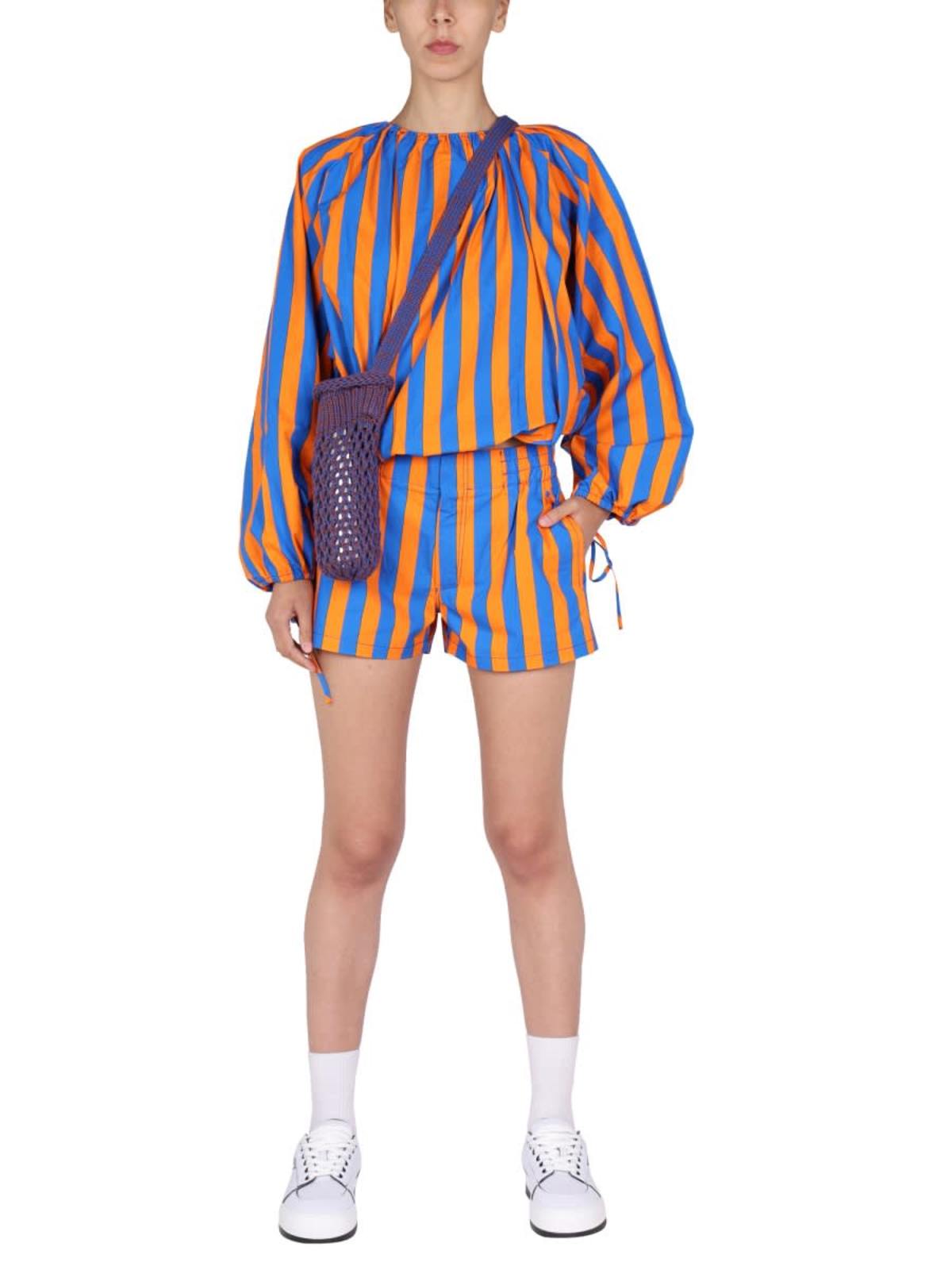Sunnei Striped Pattern Shorts - Multicolour - Image 2 of 4