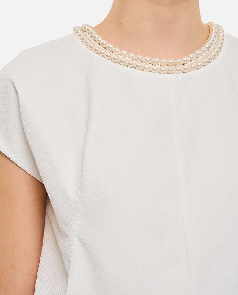 JUNYA WATANABE Pearl Neckline Blouse - White