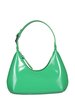 BY FAR Mini Amber Shoulder Bag - Green - Thumbnail 1