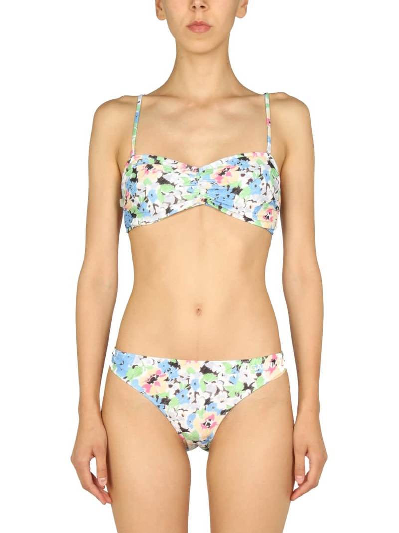 Ganni Floral Pattern Bikini Briefs - Multicolour