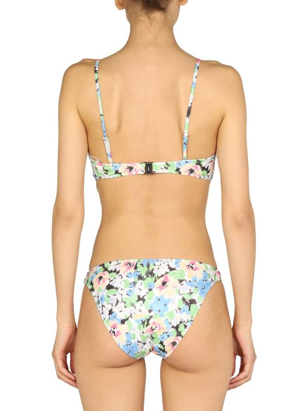 Ganni Floral Pattern Bikini Briefs - Multicolour