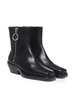 Dondup Camperos In Python Effect Leather Boots - Black - Thumbnail 2