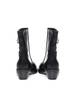 Dondup Camperos In Python Effect Leather Boots - Black - Thumbnail 3