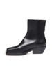 Dondup Camperos In Python Effect Leather Boots - Black - Thumbnail 4