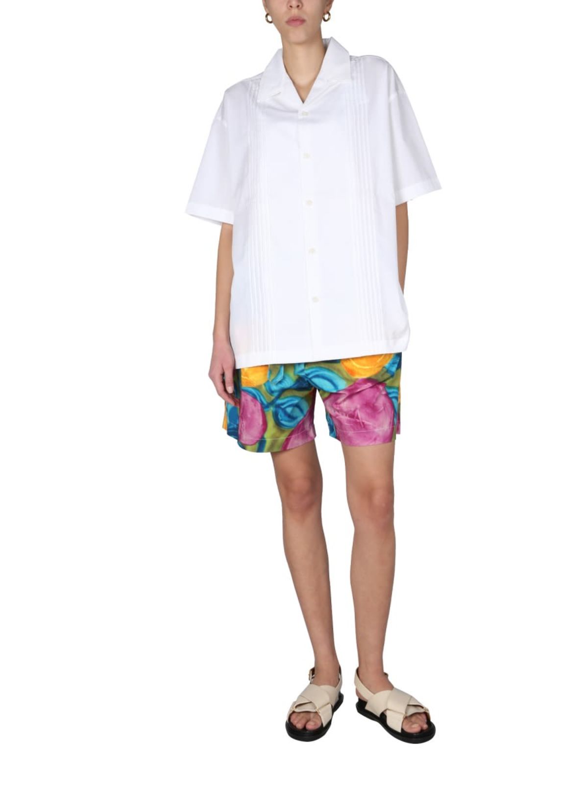Marni Multicolor Print Bermuda Shorts - Multicolor - Image 2 of 4