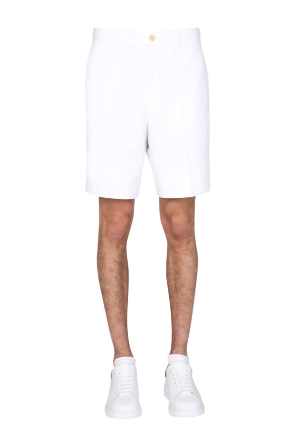 Alexander McQueen Tailored Bermudas - White