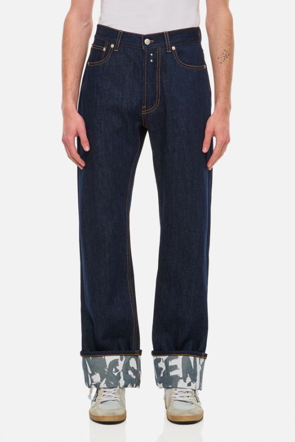 Alexander McQueen Denim Jeans - Blue