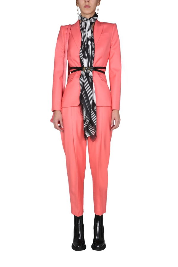 Alexander McQueen Peg Leg Pants - Pink