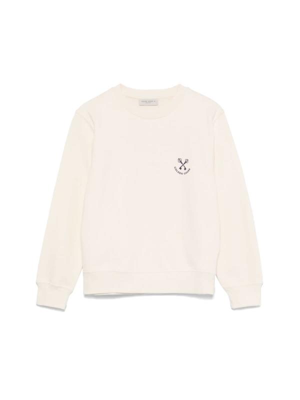 KIDS Golden Goose Journey Crewneck Sweatshirt - White