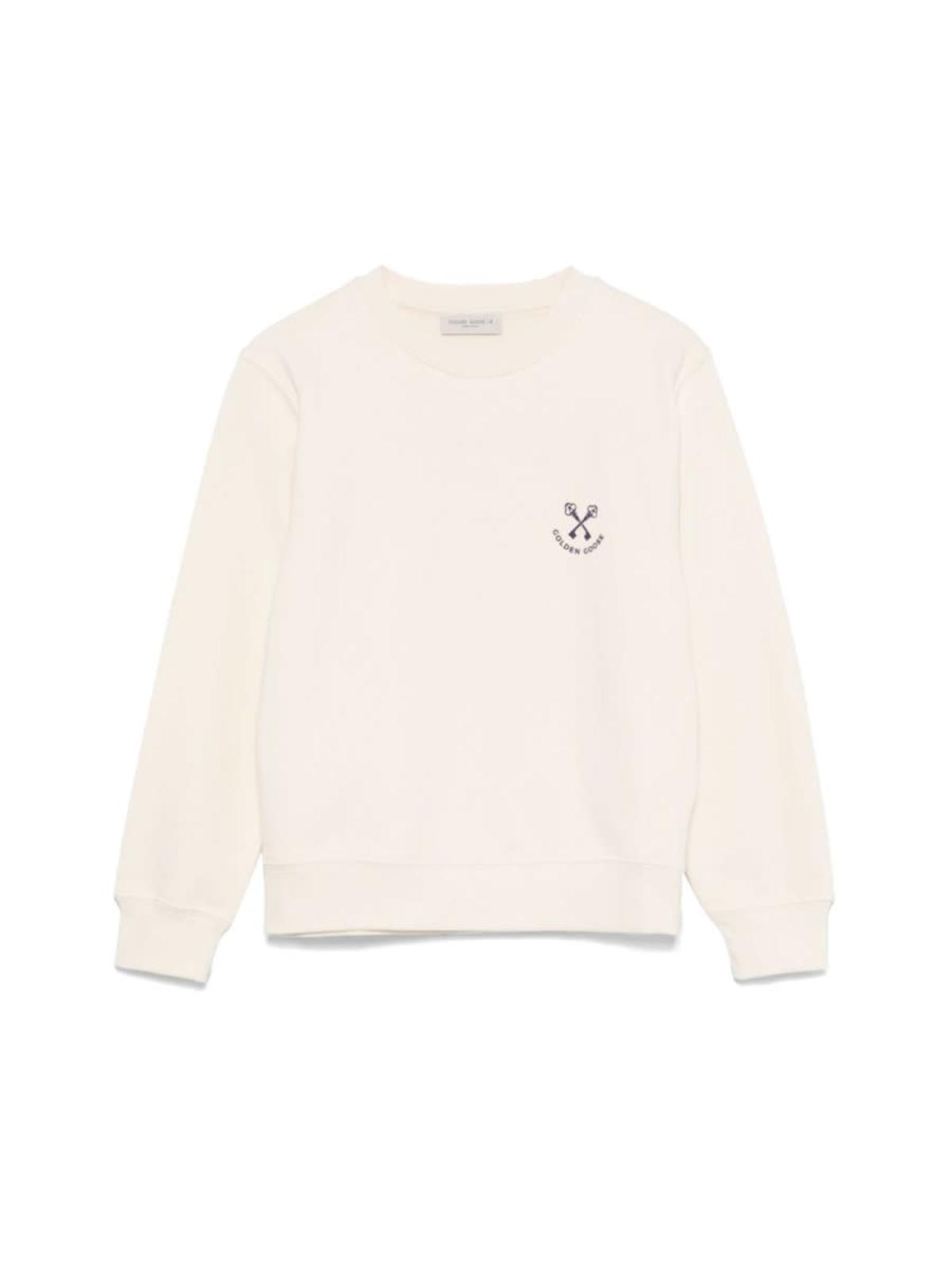 KIDS Golden Goose Journey Crewneck Sweatshirt - White - Image 1 of 3
