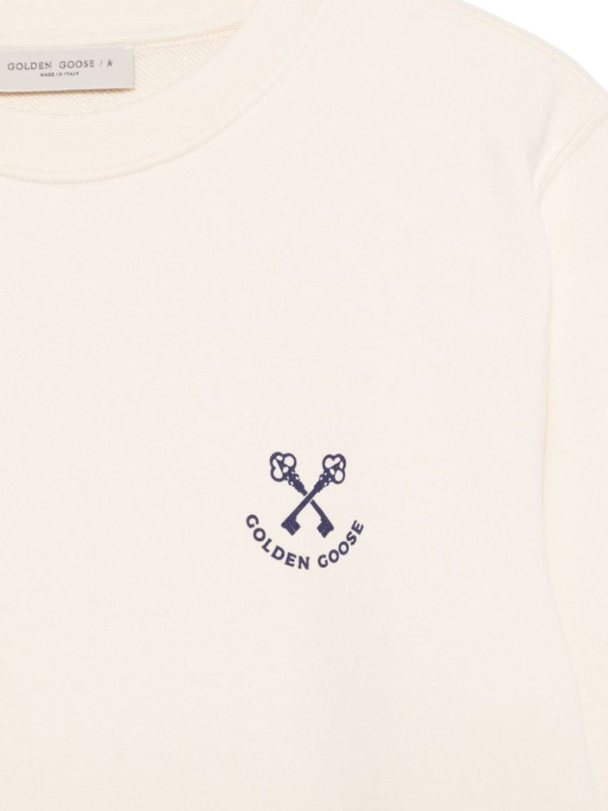 KIDS Golden Goose Journey Crewneck Sweatshirt - White - Image 3 of 3